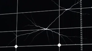Badanie elektroluminescencji panelu PV – widok defektów mikropęknięć w kolorze ciemnym na termogramie