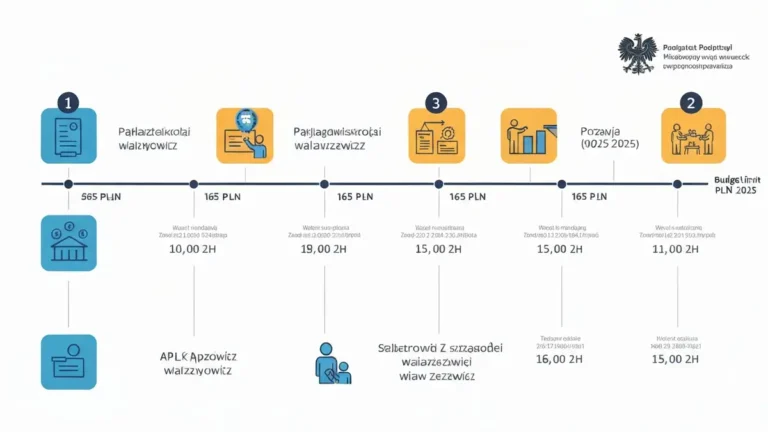 Infografika pokazująca czas oczekiwania na wypłatę dotacji Moje Ciepło – od złożenia wniosku do ostatecznej wpłaty, z wyróżnieniem kluczowych etapów i limitem budżetowym programu