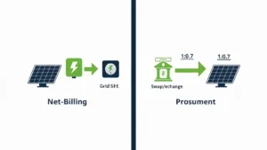Porównanie net-billing vs prosument – schemat rozliczenia energii z fotowoltaiki w 2026 roku