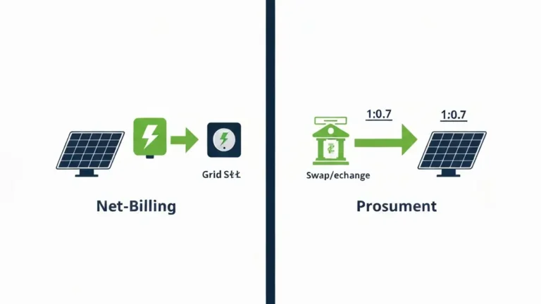 Porównanie net-billing vs prosument – schemat rozliczenia energii z fotowoltaiki w 2026 roku