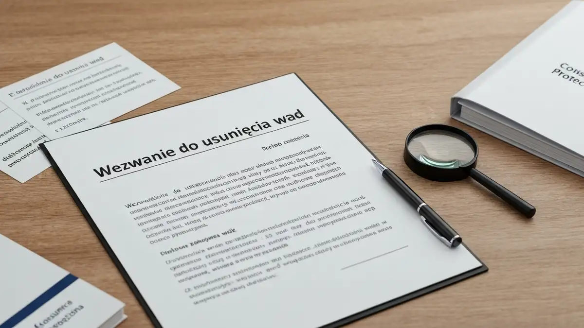 Dokument wezwania do usunięcia wad i list przewozowy instalacji OZE na biurku