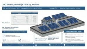 Schemat procedury odliczenia VAT od fotowoltaiki w firmie – kroki i dokumenty