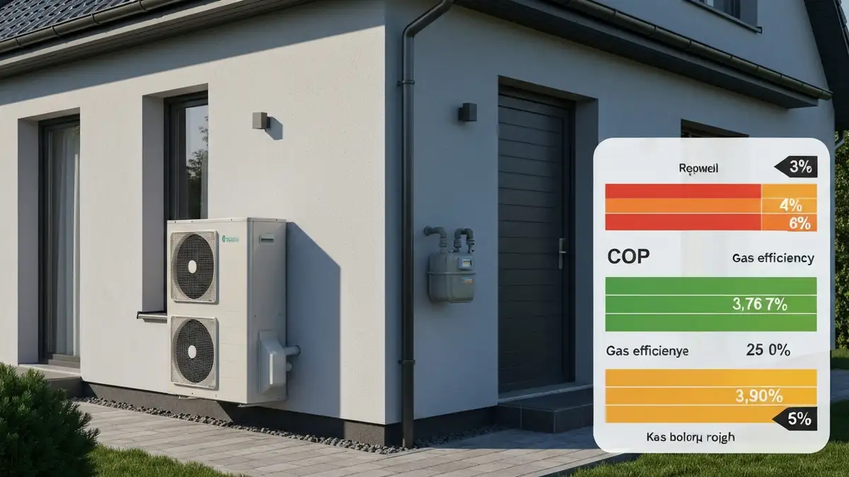Porównanie pompy ciepła i pieca gazowego - koszty i efektywność energetyczna