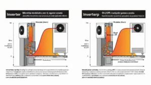 Porównanie działania pompy ciepła inverter vs on/off: regulacja płynna mocy oraz oscylacje temperatury