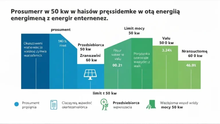 Schemat przejścia prosumenta do statusu przedsiębiorcy energetycznego – limity mocy i warunki