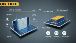 Porównanie paneli słonecznych SunPower i REC – parametry techniczne i ceny 2025