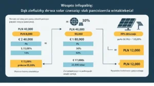 Schematyczne obliczenie ulgi termomodernizacyjnej na fotowoltaikę – kalkulacja 30 procent wydatków