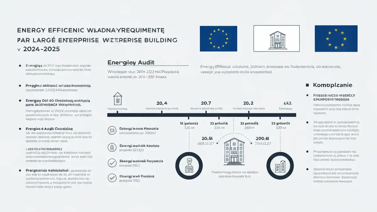 Schemat obowiązków wynikających z ustawy o efektywności energetycznej dla firm i budynków publicznych